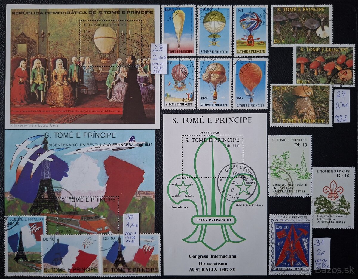 Postove znamky Mix 5 (99poloziek) - 6