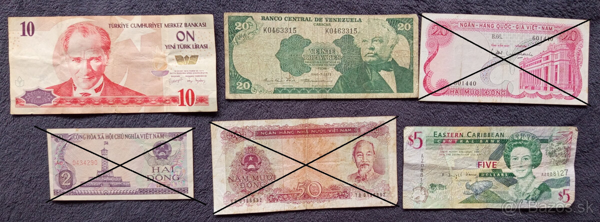 Bankovky z obehu svet 9 - 6