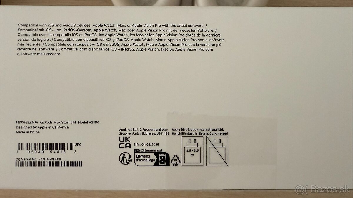 Apple AirPods Max Hviezdne biele USB-C - 6