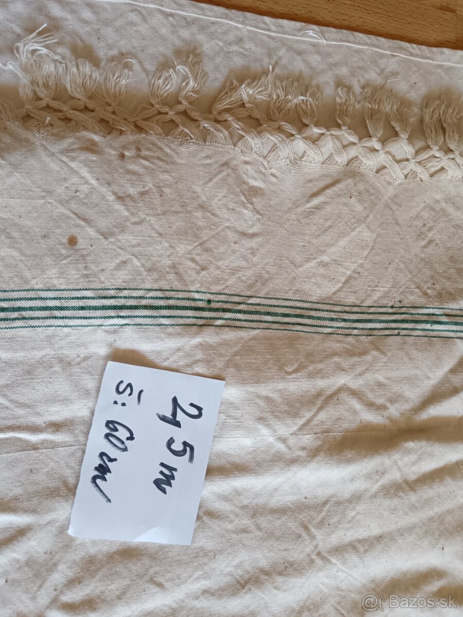 Plátno, tkané uteráky - 6