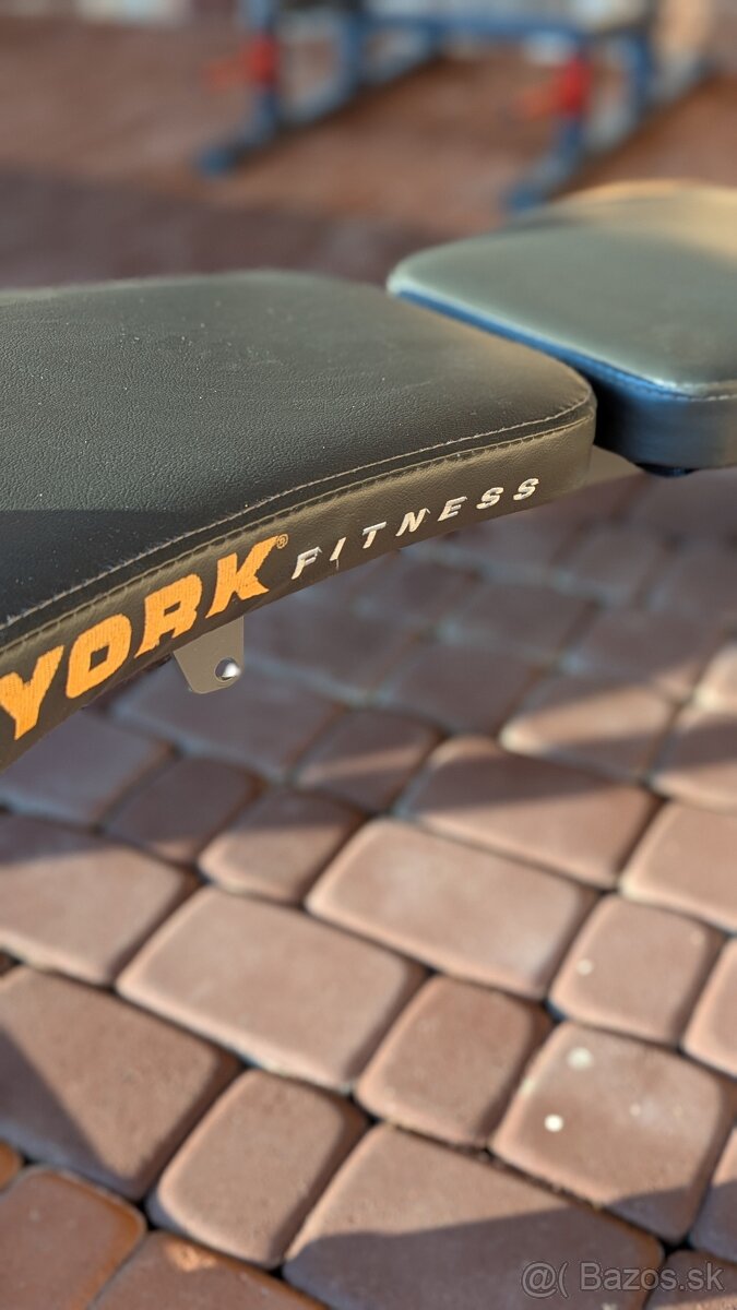 Nastaviteľná posilňovacia lavica YORK FITNESS – perfektný st - 6