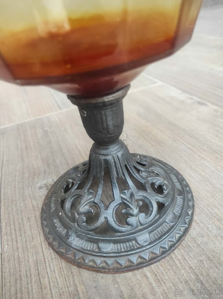 historicka petrolejova lampa. - 6