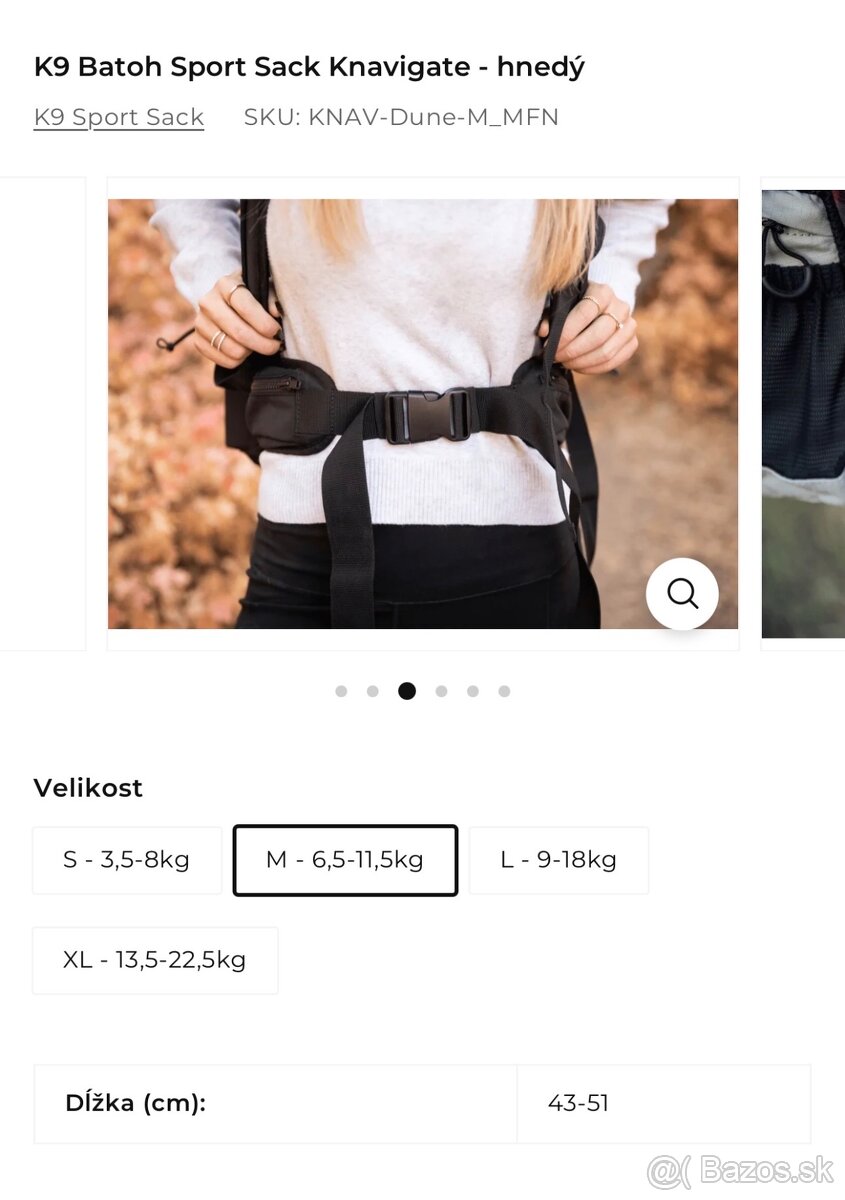 Predám tašku/nosič pre psa K9 Sport Sack - 6