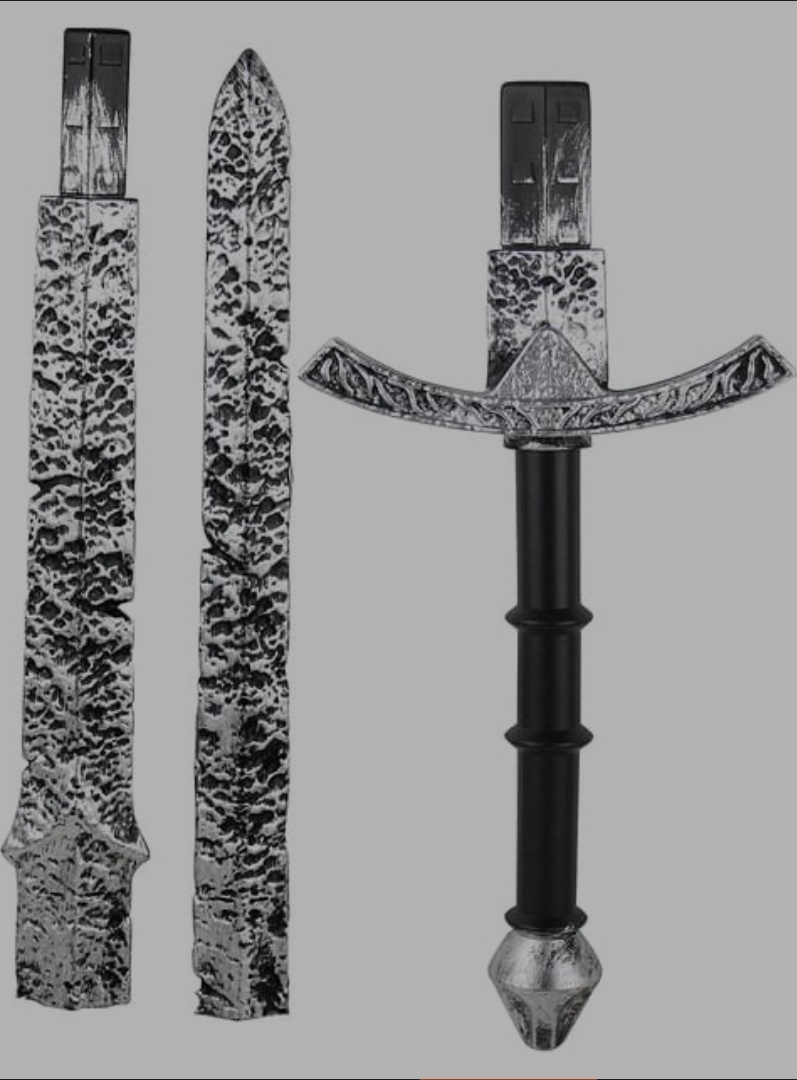 Halloween kostym - Pan prstenov - Nazgul +meč - 6