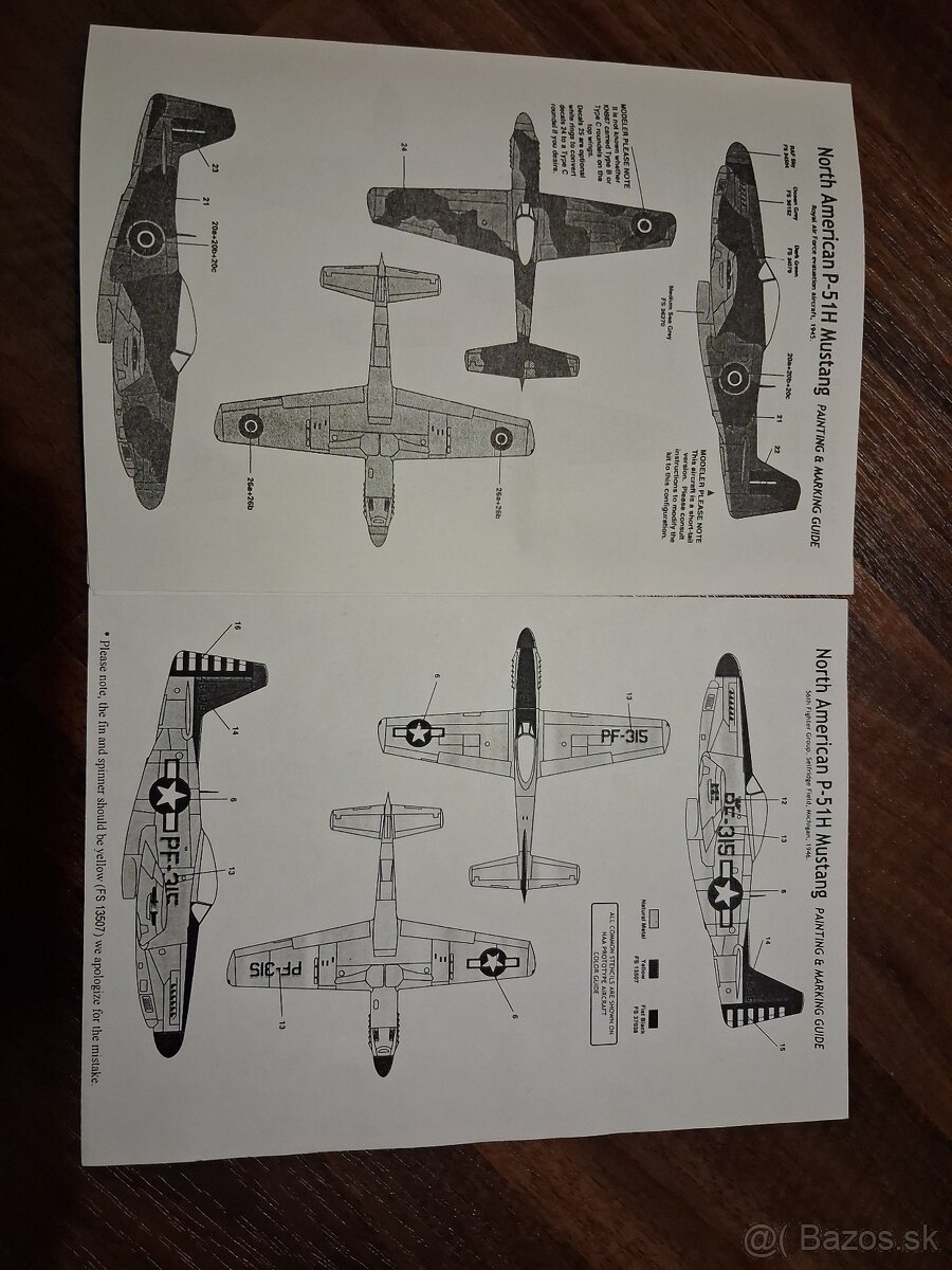 Predám plastikovy model P-51 H 1/48 - 6