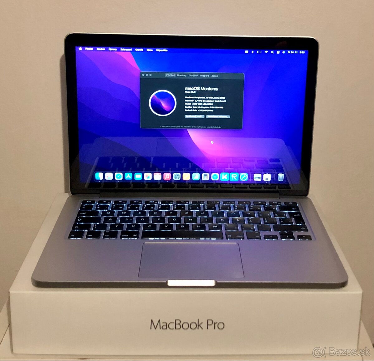 MacBook Pro 13 2015 128GB 2,7GHz 8GB RAM - 6