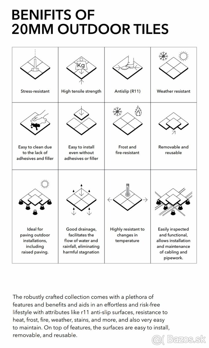 Prémiová 2 cm hrubá dlažba na terasu - 6
