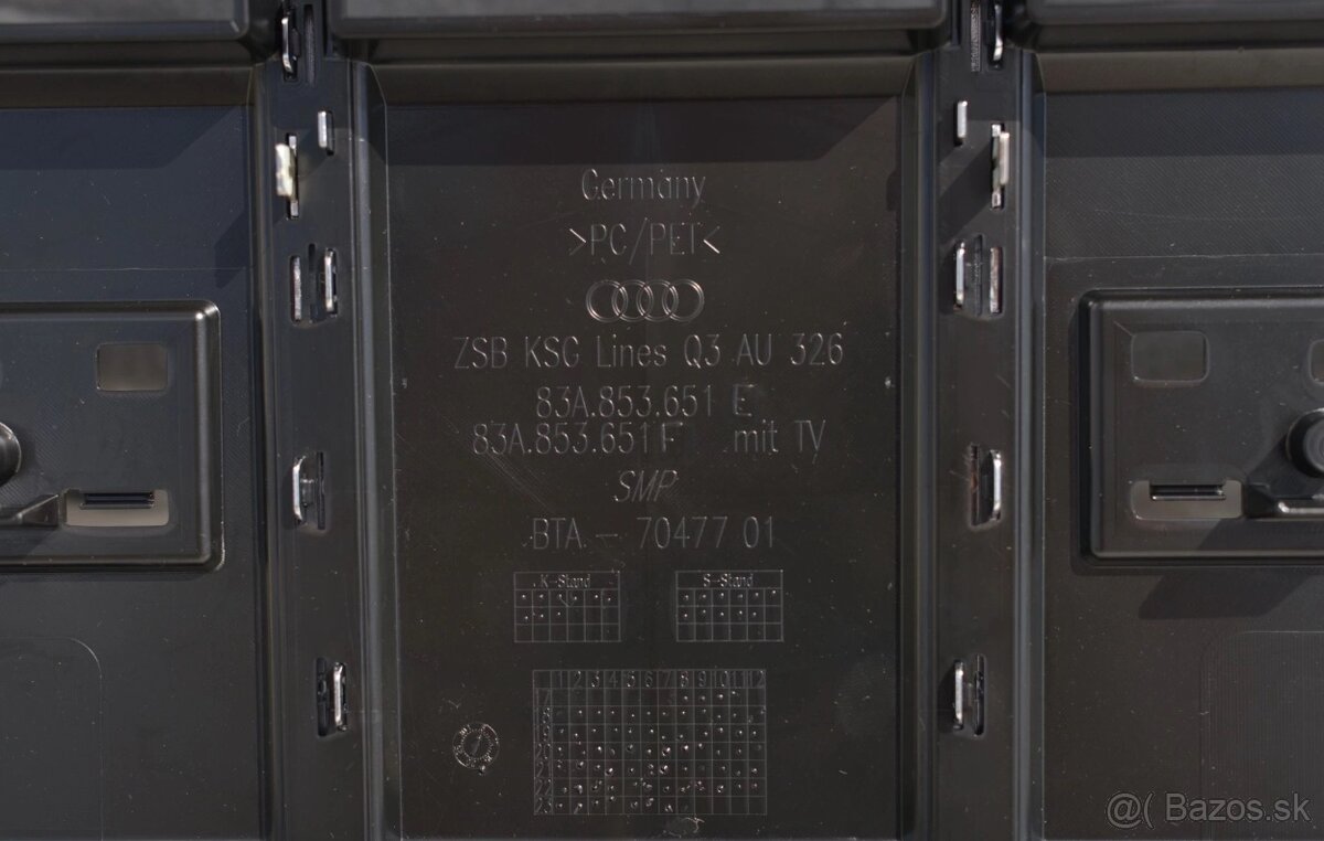 Audi Q3 2018 - maska chladiča nova 83F, 83F853651E - 6