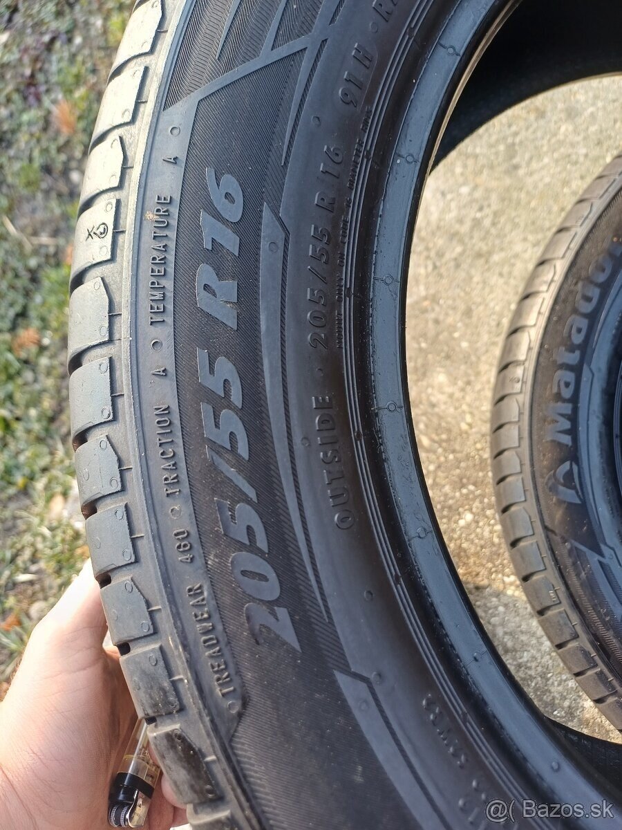 205/55 r16 letné pneumatiky, Matador - 6