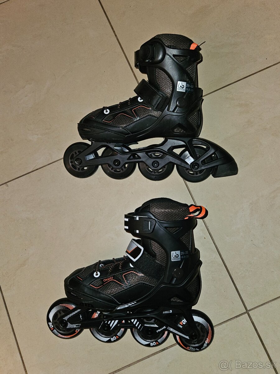 Detské, nastaviteľné inline korčule č29-32 - 6