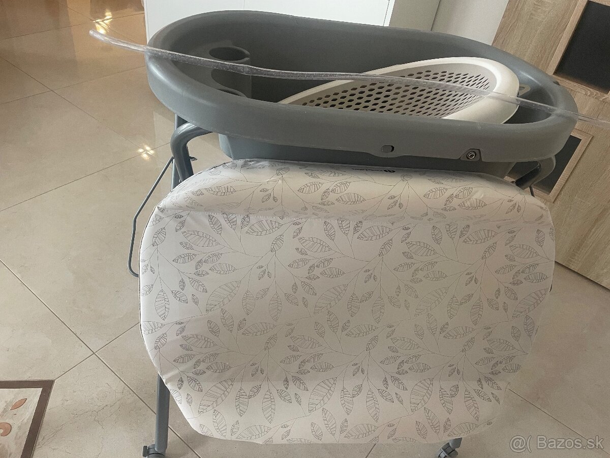 PETITE&MARS Přebalovací pult s vaničkou Spa 3v1 Grey - 6