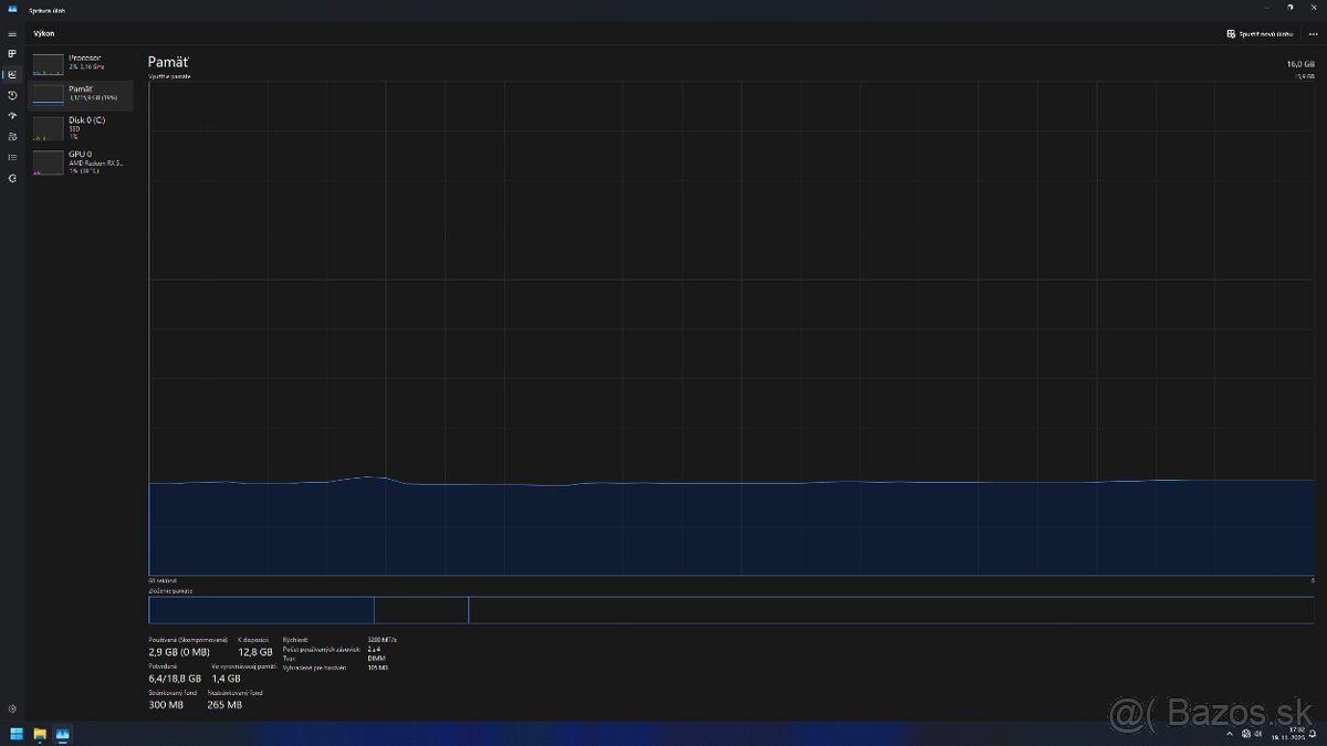 Herný / pracovný počítač, R7 1700/ RX5700XT 8GB/ 16GB Ram - 6