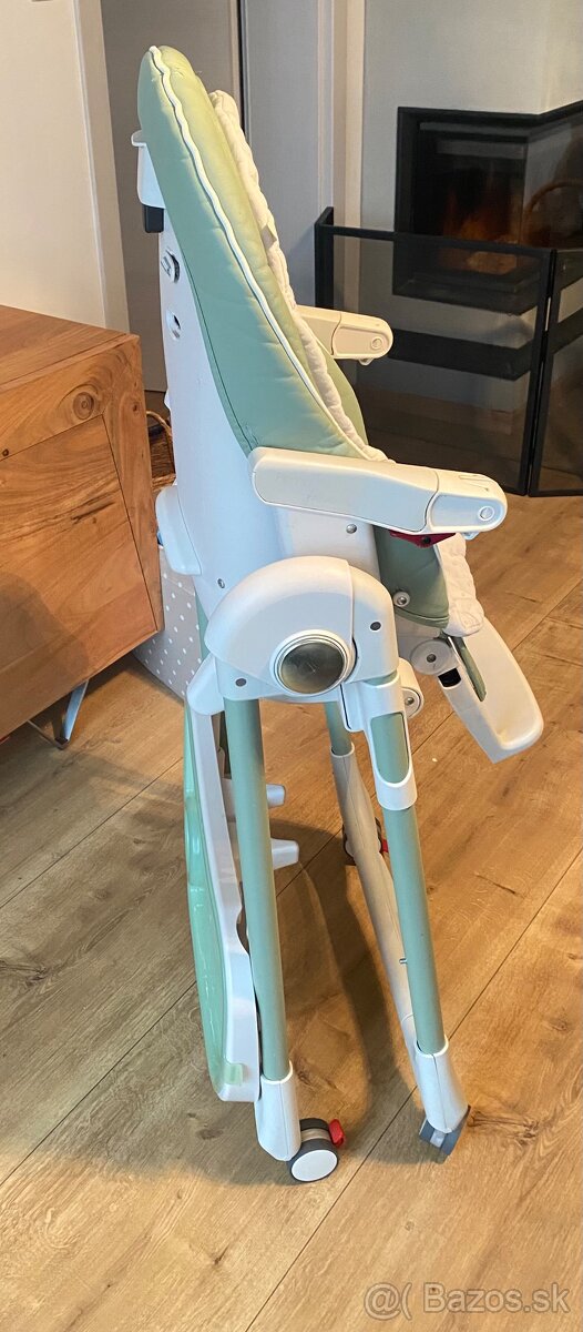 Jedálenska stolička Peg Pérego Prima Pappa Follow Me Mint - 6