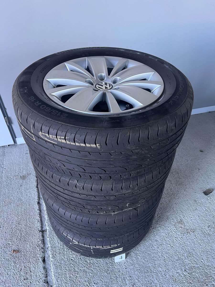 Continental ContiPremiumContact 2 letné, 215/60 R16, 5x112 - 6