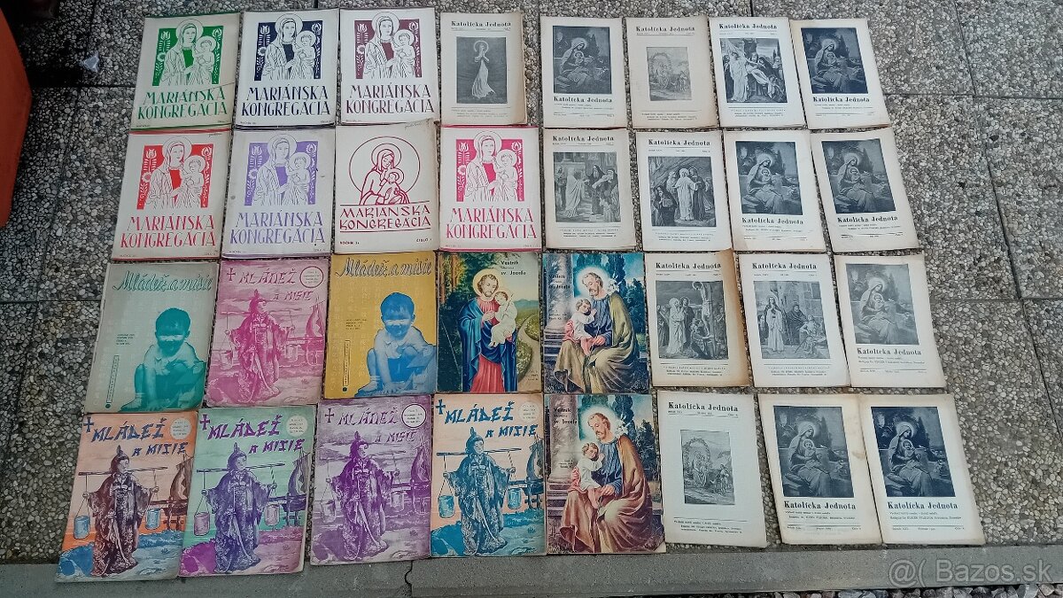 Staré knihy, kalendáre, náboženské casopisy - 6