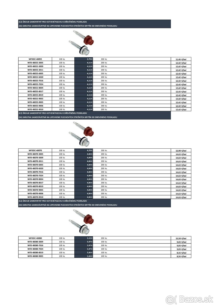 Spojovací materiál - 6