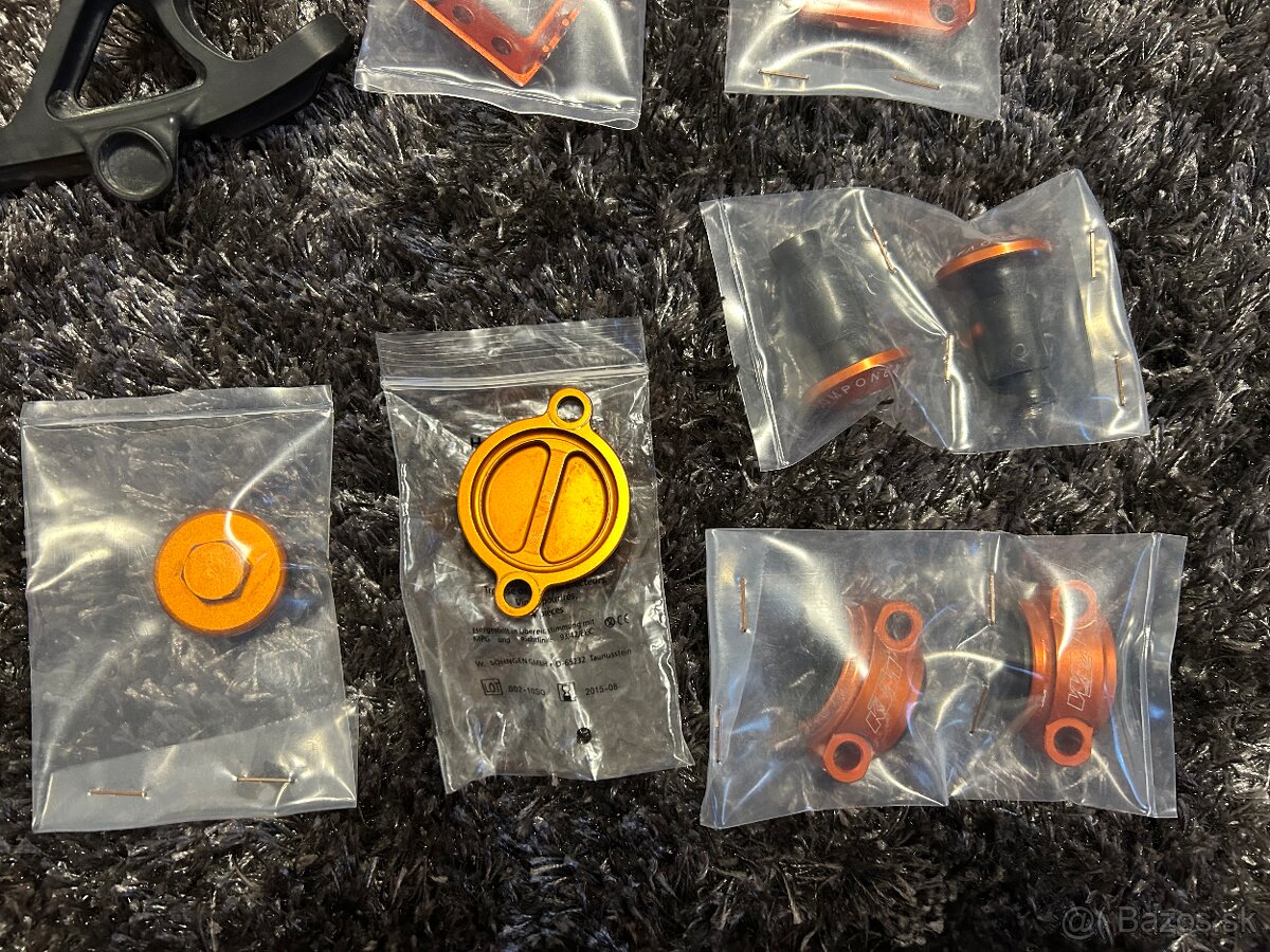 Ktm exc/ sx cnc diely, chrániče, six days, powerparts - 6