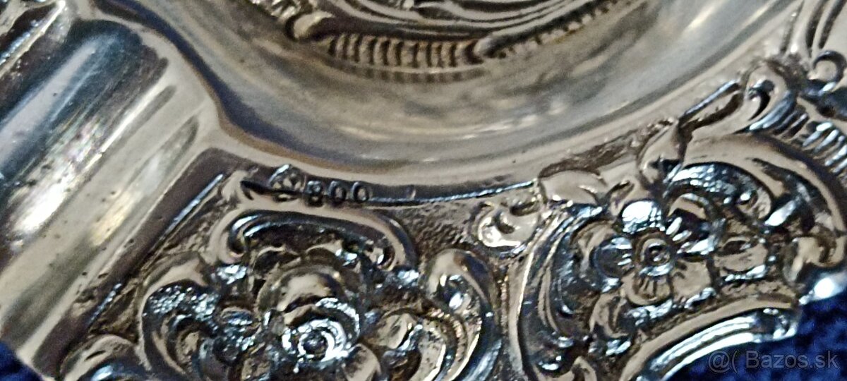 Investičné striebro – popolník-Nemecko-20.storočie- 39,3g - 6