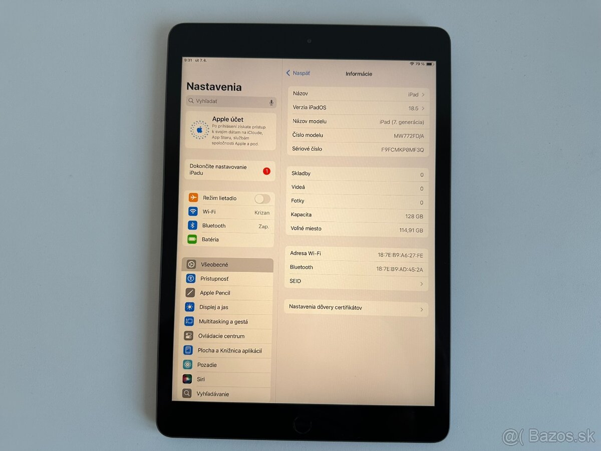 Apple iPad 7. generácia 128GB WiFi - 6