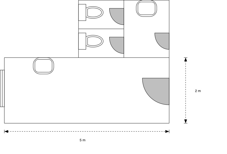 Priestor s umývadlom - 10 m2 - Moyzesova, Košice - 6