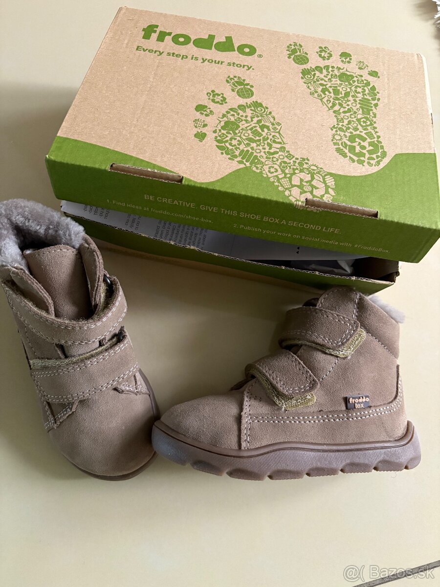 Froddo barefoot topanky detske zateplene vlnou - 6