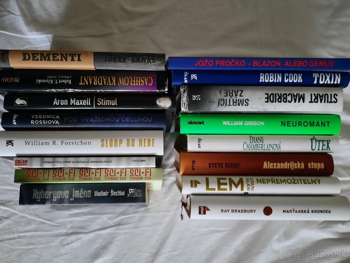 Knihy - rozne sci-fi, fantasy, akcne, thrillery, krimi - 6