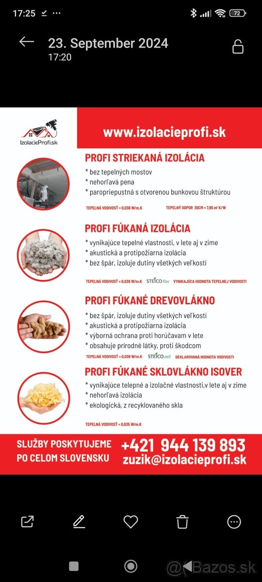 Fúkana izolácia-Striekana izolacia - 6
