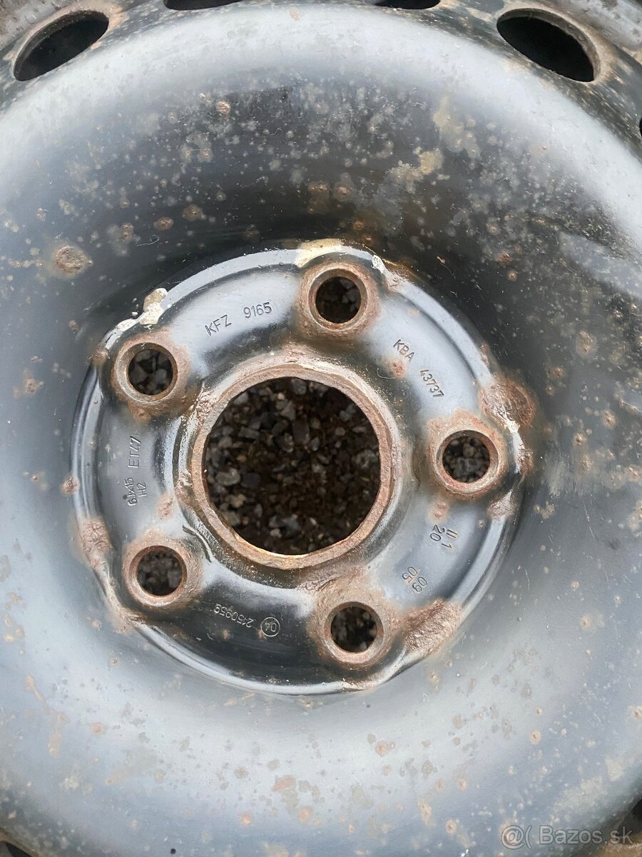 Matador Nordica 195/65R15 na plechovych diskoch 5x112 - 6