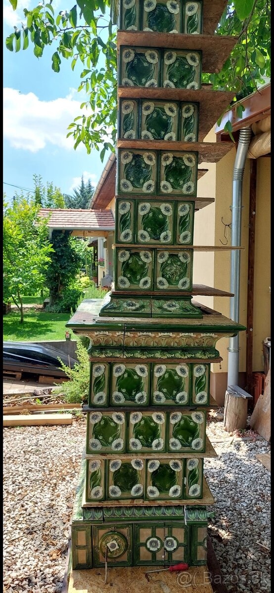 Kachlova pec starožitná - 6