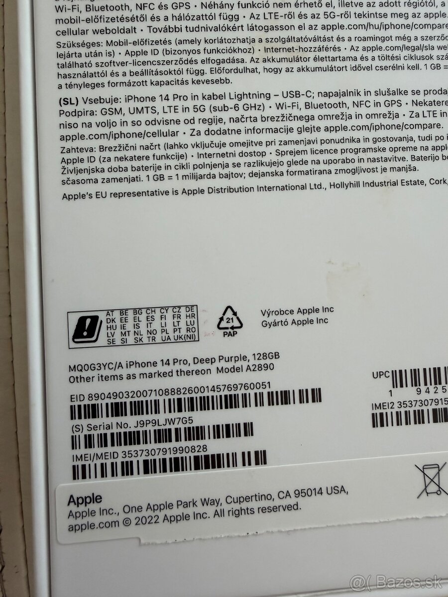 Iphone 14Pro 128GB Deep Purple - 6