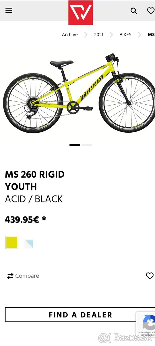 Detsky bicykel Conway 26" - 6