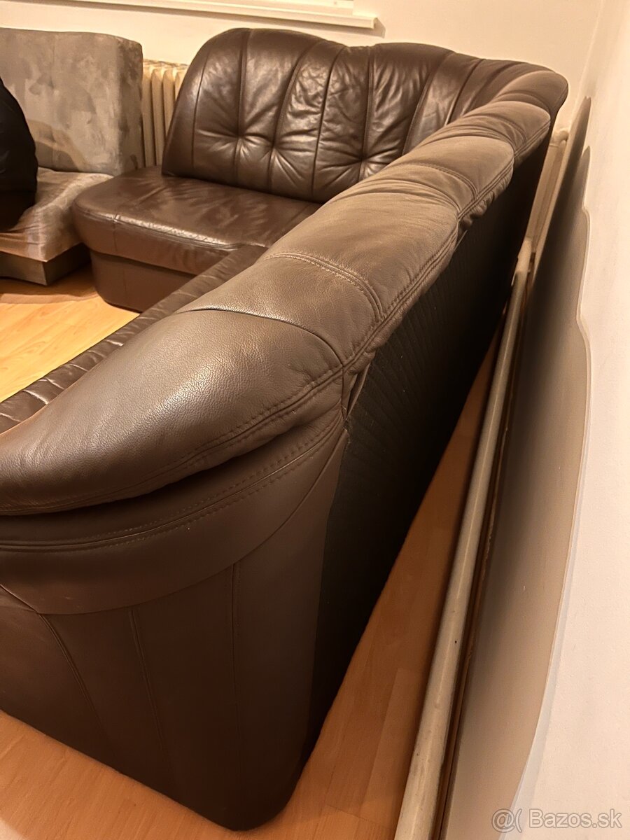 Koženný rozkladací gauč - 6