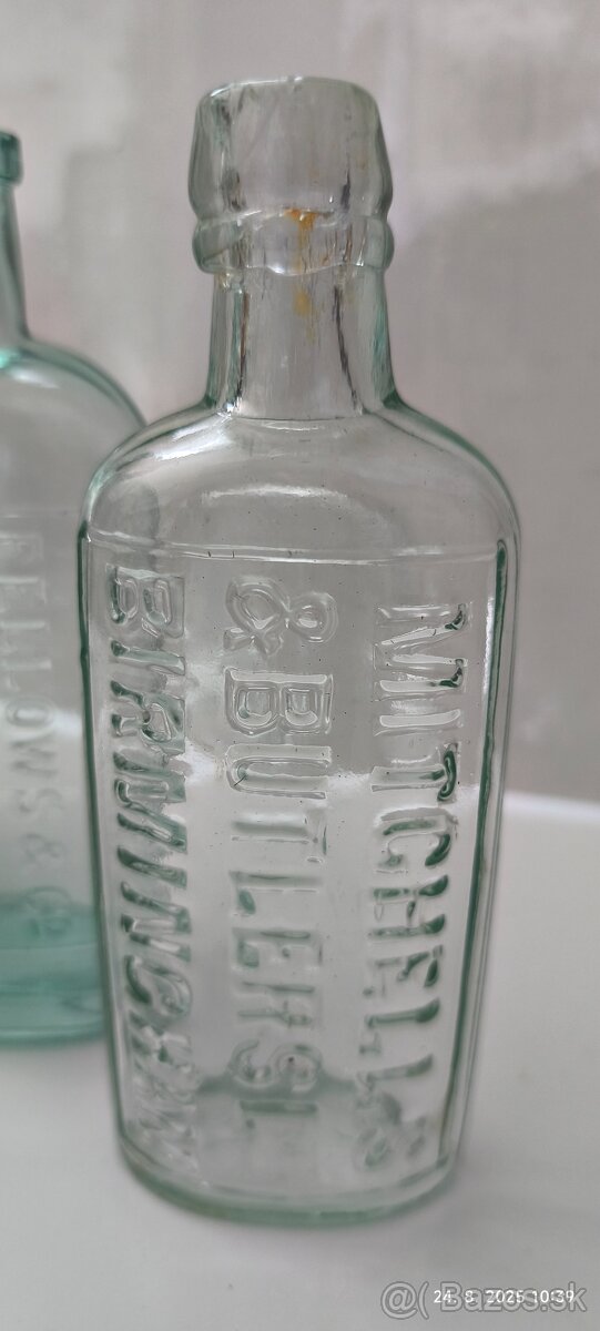 Staré reliéfne fľaše – lekárenské a pivné, 19./20. storočie - 6