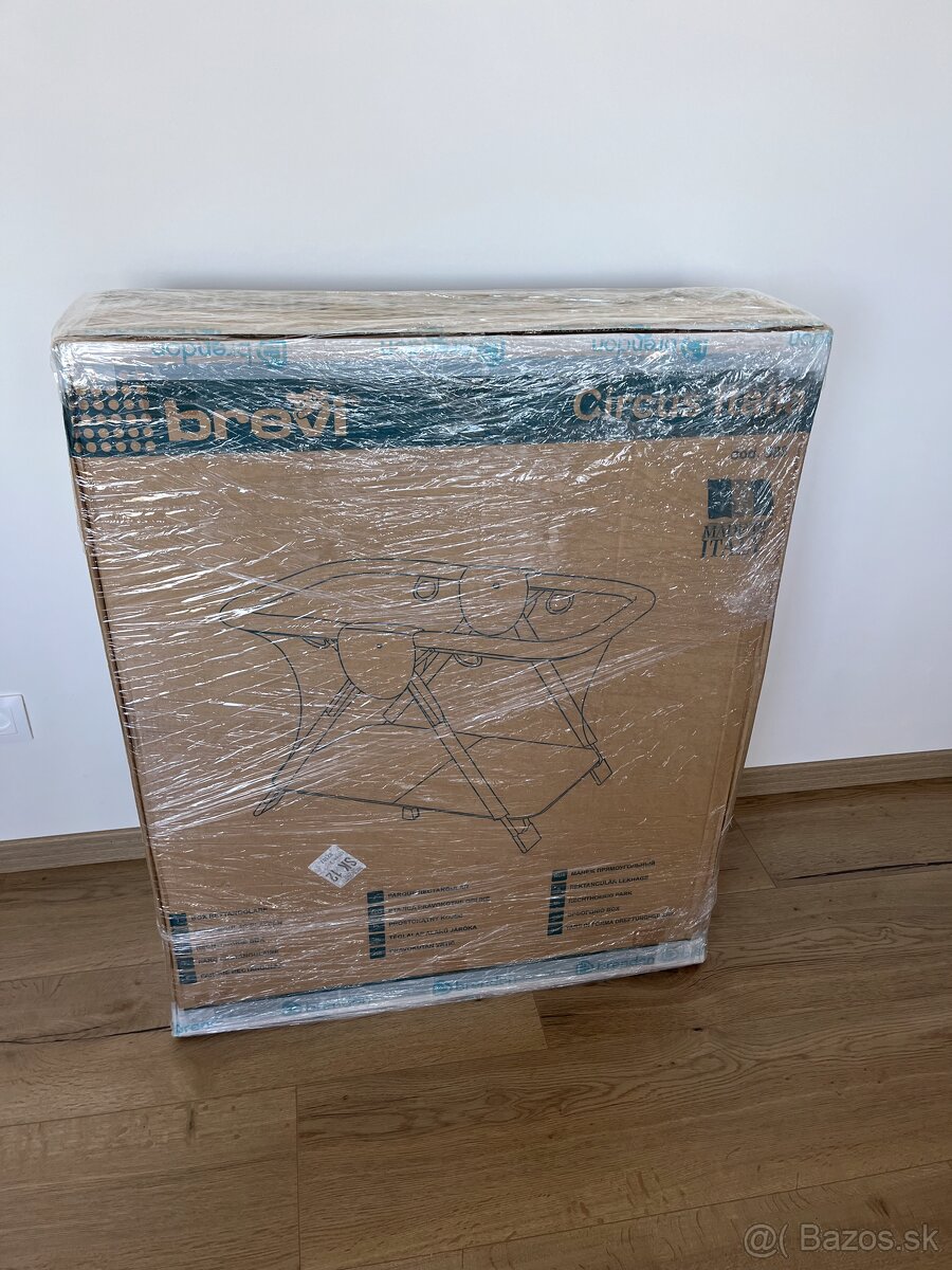 BREVI Detská ohrádka CIRCUS ITALIA - biely zajačik 125x79 cm - 6