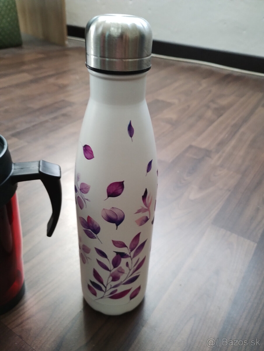 Termo hrnček, flaška, taška, 4 kusy, 5,- Euro/ nové - 6