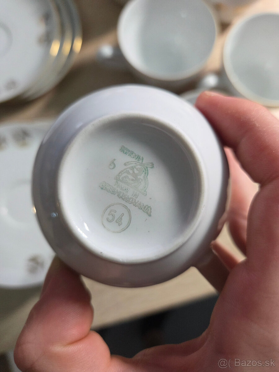 Kávová porcelánová súprava Bohemia - 6