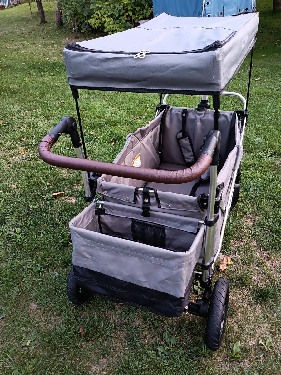 Skladací vozík FUXTEC CTL-900-G v šedej farbe (zánovný) - 6