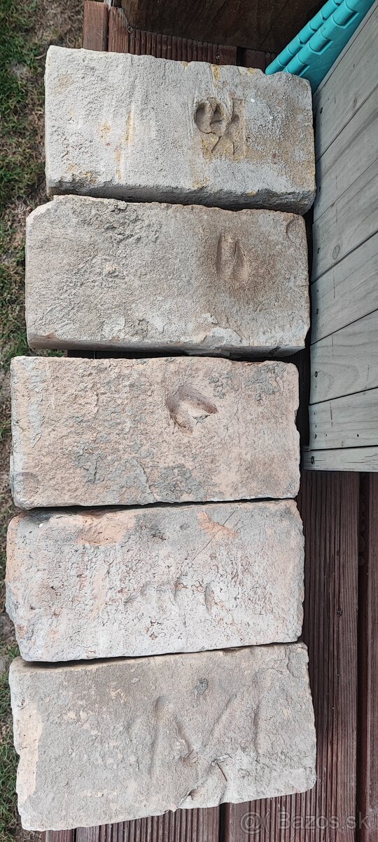 Šamotove tehly, staré tehly, značene - 6