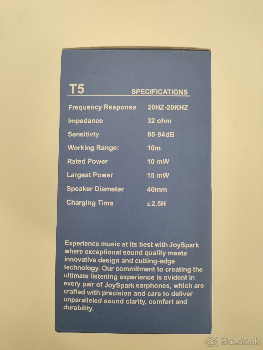 #L0029 JoySpark T5 bezdrôtové slúchadlá - 6