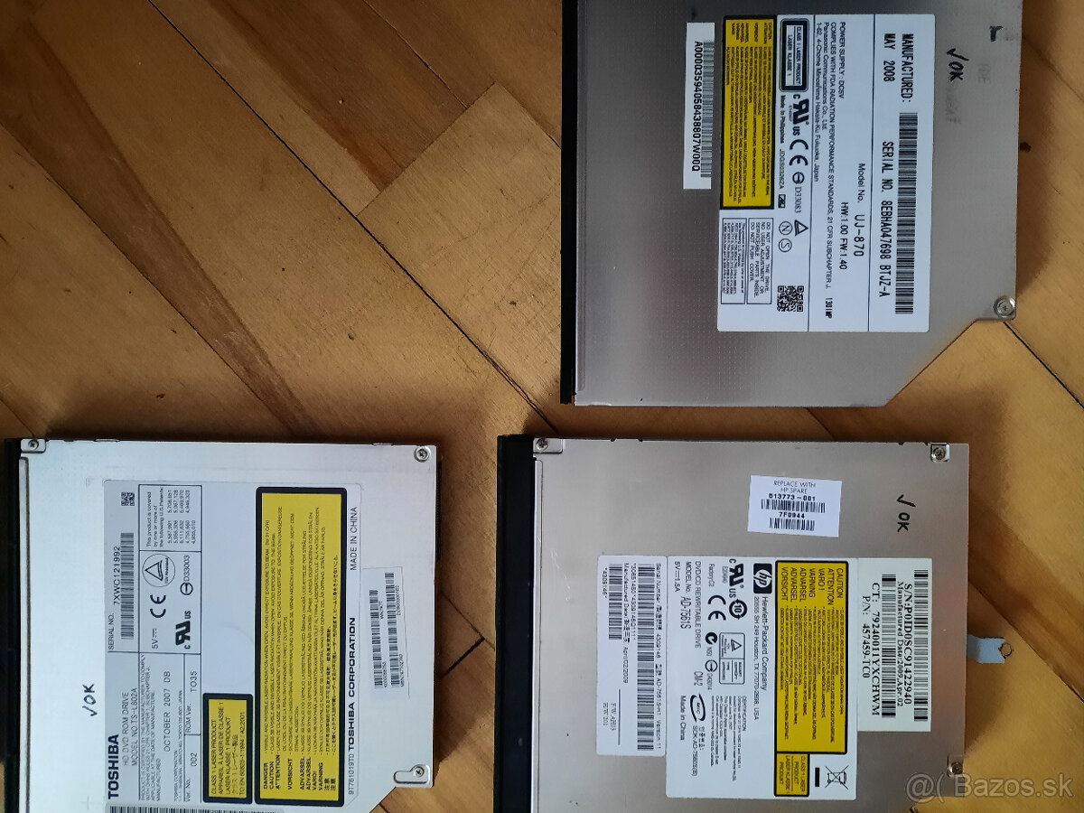 CD/DVD mechaniky pre PC a notebooky, SATA/IDE - 6