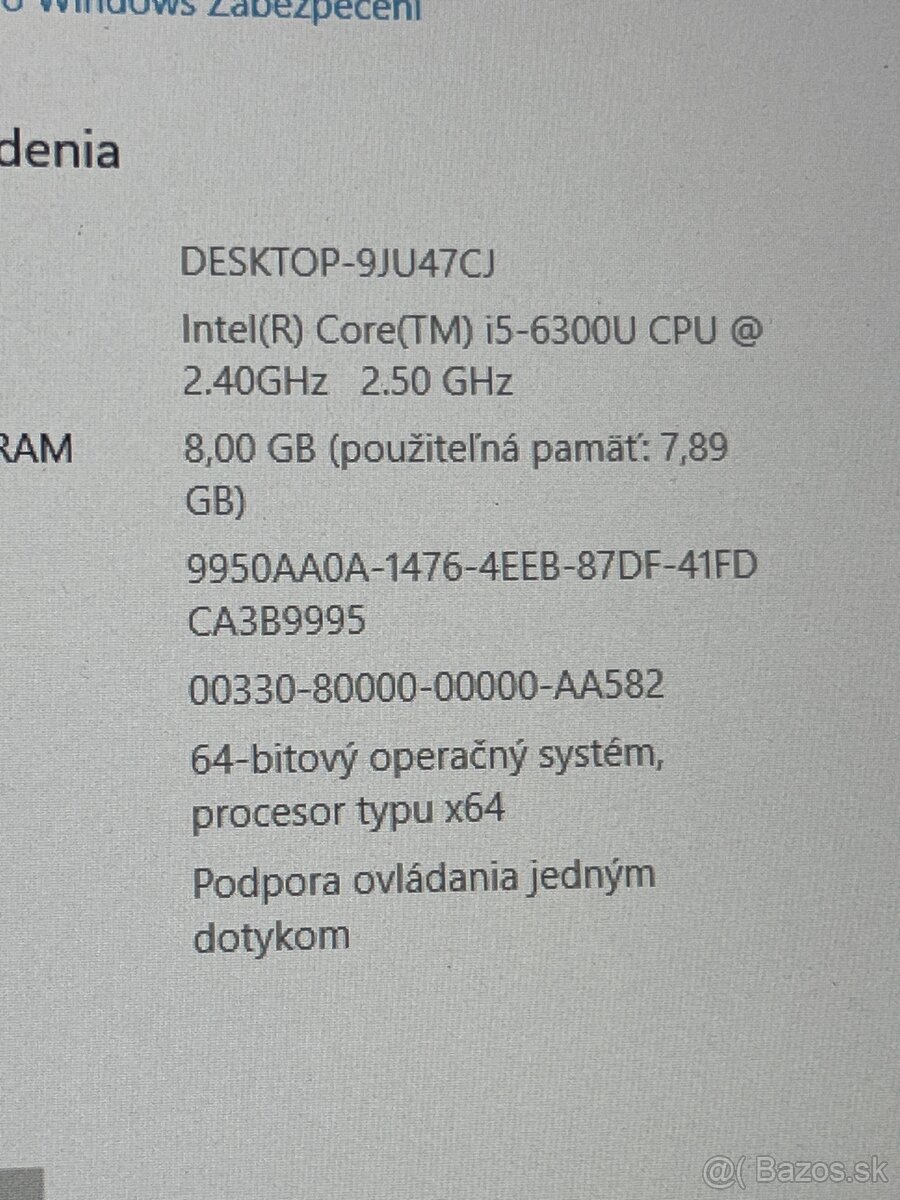 W10 Panasonic CF-D1 toughbook i5 turbo - 6