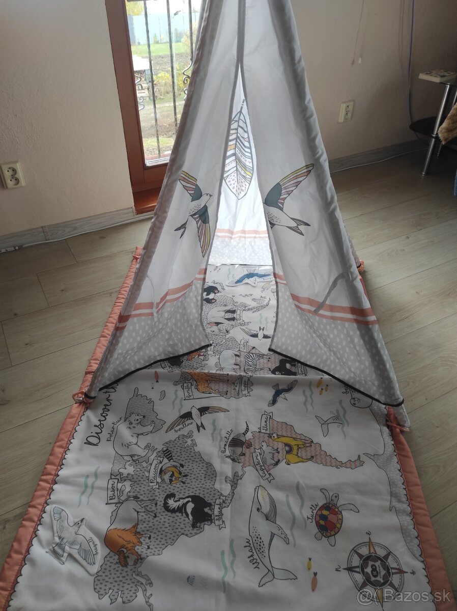 Detská podložka a tipi stan - 6