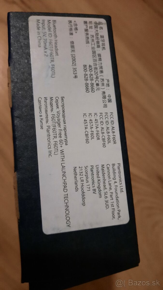 Bluetooth sluchadla HP Poly Voyager Free 60+ - 6