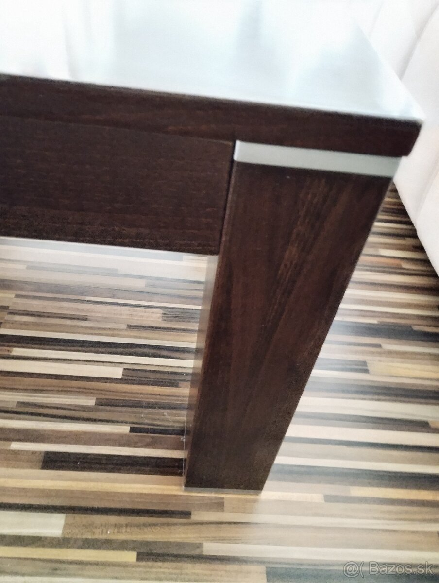 konferenčný stolík z masív-u,130 x 65 x 40 - 6