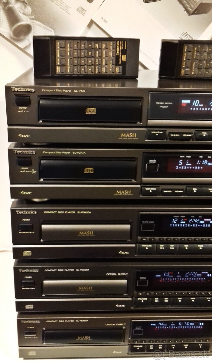 Seria CD prehravac TECHNICS aj dialkove ovladanie, MASH= Cd2 - 6