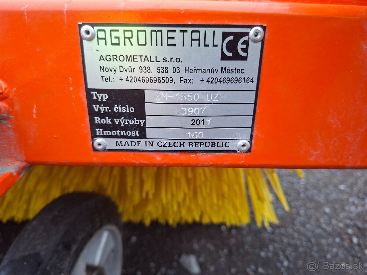 Agrometall ZM-1550 UZ Zametacia kefa za traktor - 6
