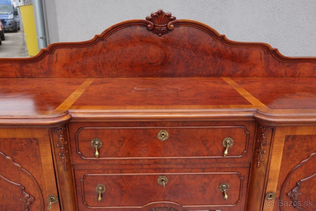 Komoda starožitná vyrezávaná. - 6