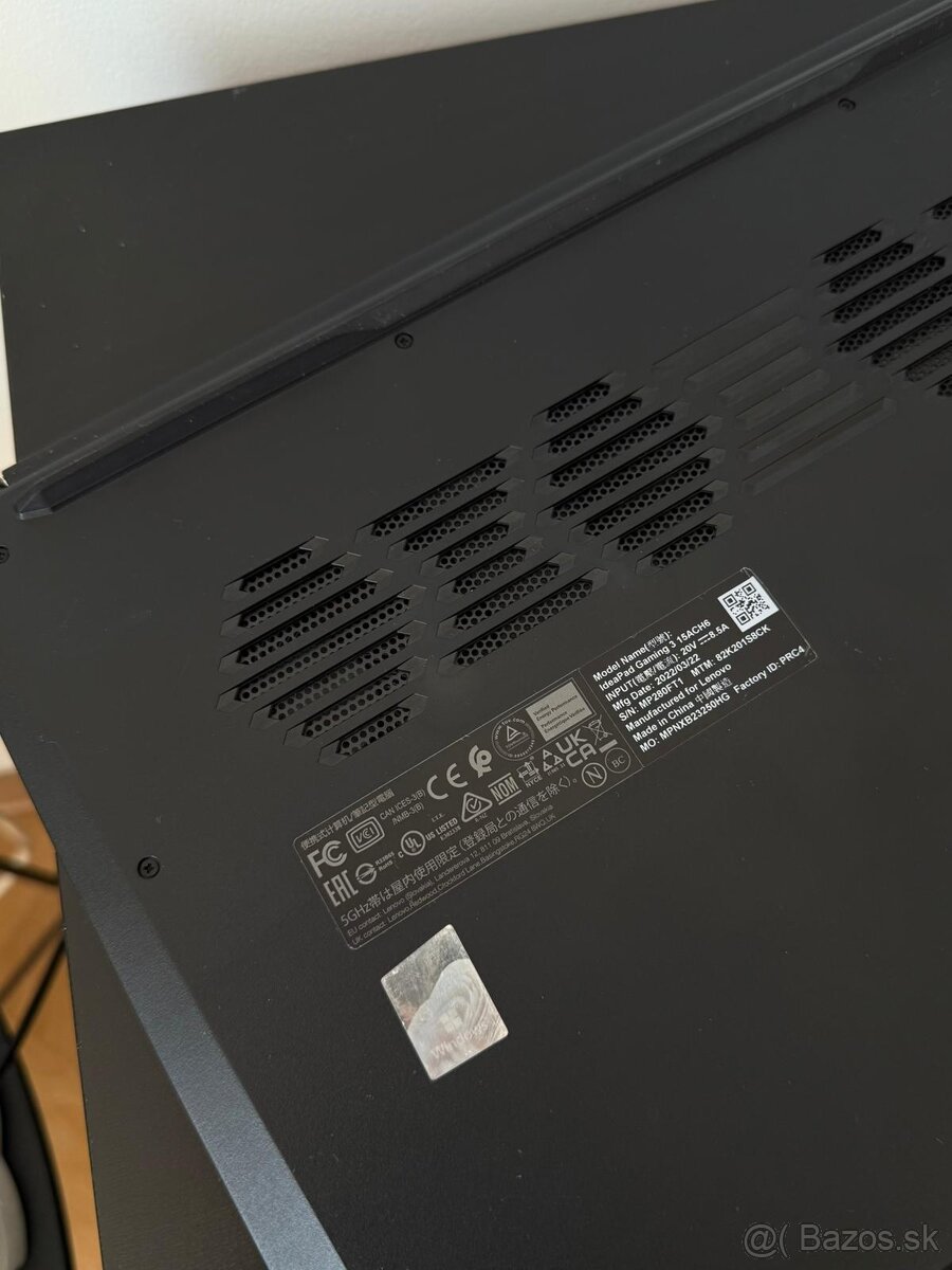 Predám herný notebook Lenovo IdeaPad Gaming 3 - 6