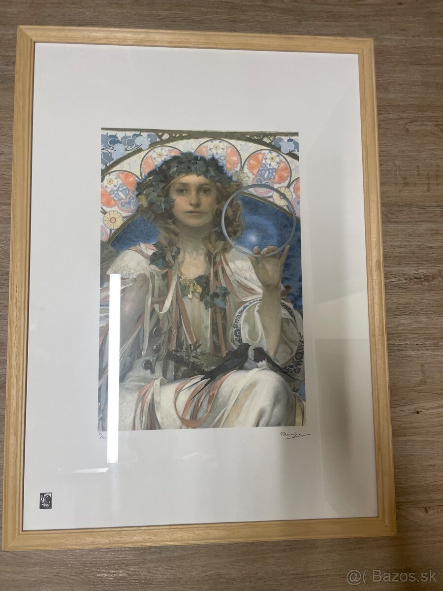 Alfons Mucha 4x jar leto jesen zima certifikat - 6