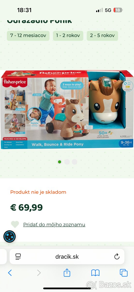 Chodítko koník - 6